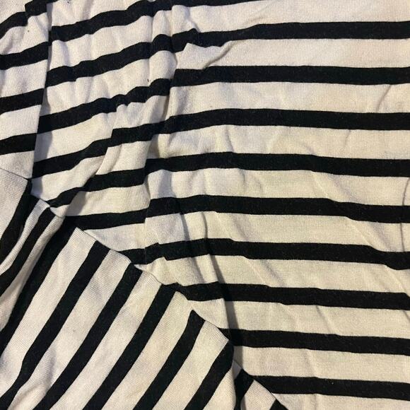 Calvin Klein Top Blouse Sheer Black and White - Picture 4 of 4